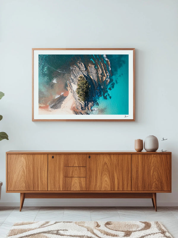 Hedgehog Island 01 (Seal Rocks) - Wall Art Print