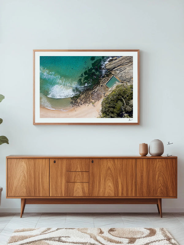 Whale Beach Rock Pool 01 - Wall Art Print