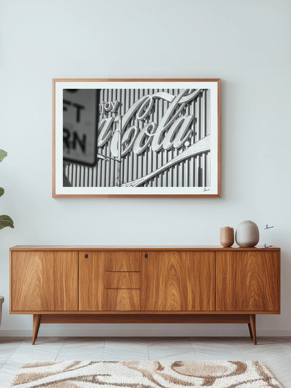 Coke Sign 02 - Wall Art Print