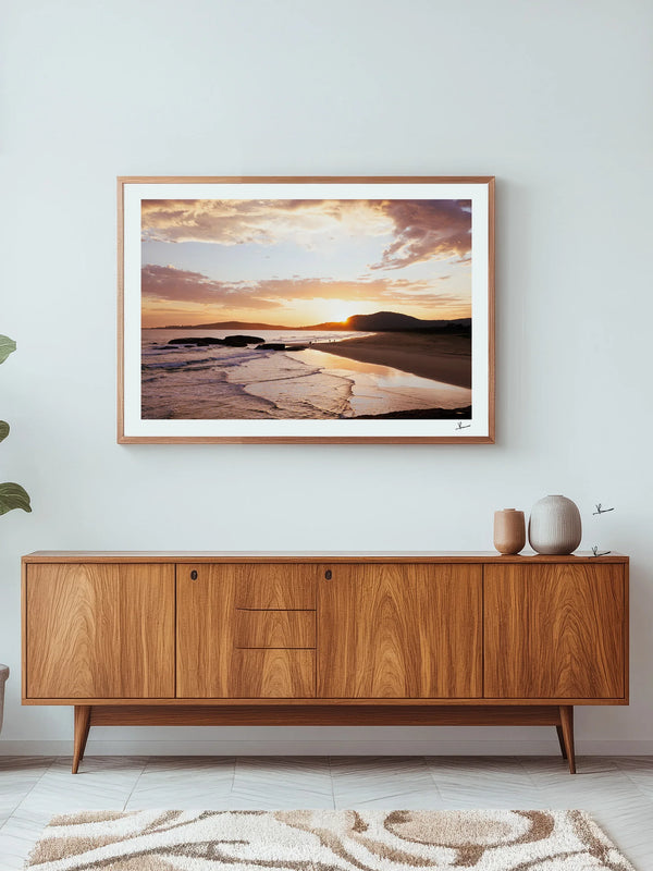 Trial Bay Front Beach Sunrise 01 (South West Rocks) - Wall Art Print