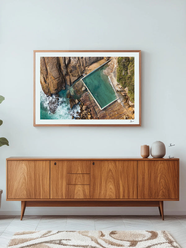 Whale Beach Rock Pool 02 - Northern Beaches Wall Art Print