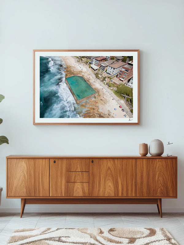 Cronulla pool 05 (southern bath) - Wall Art Print