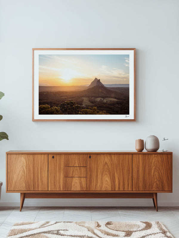 Glass House Mountains 02 - Wall Art Print