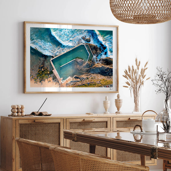 South Curl Curl Pool 01 - Wall Art Print