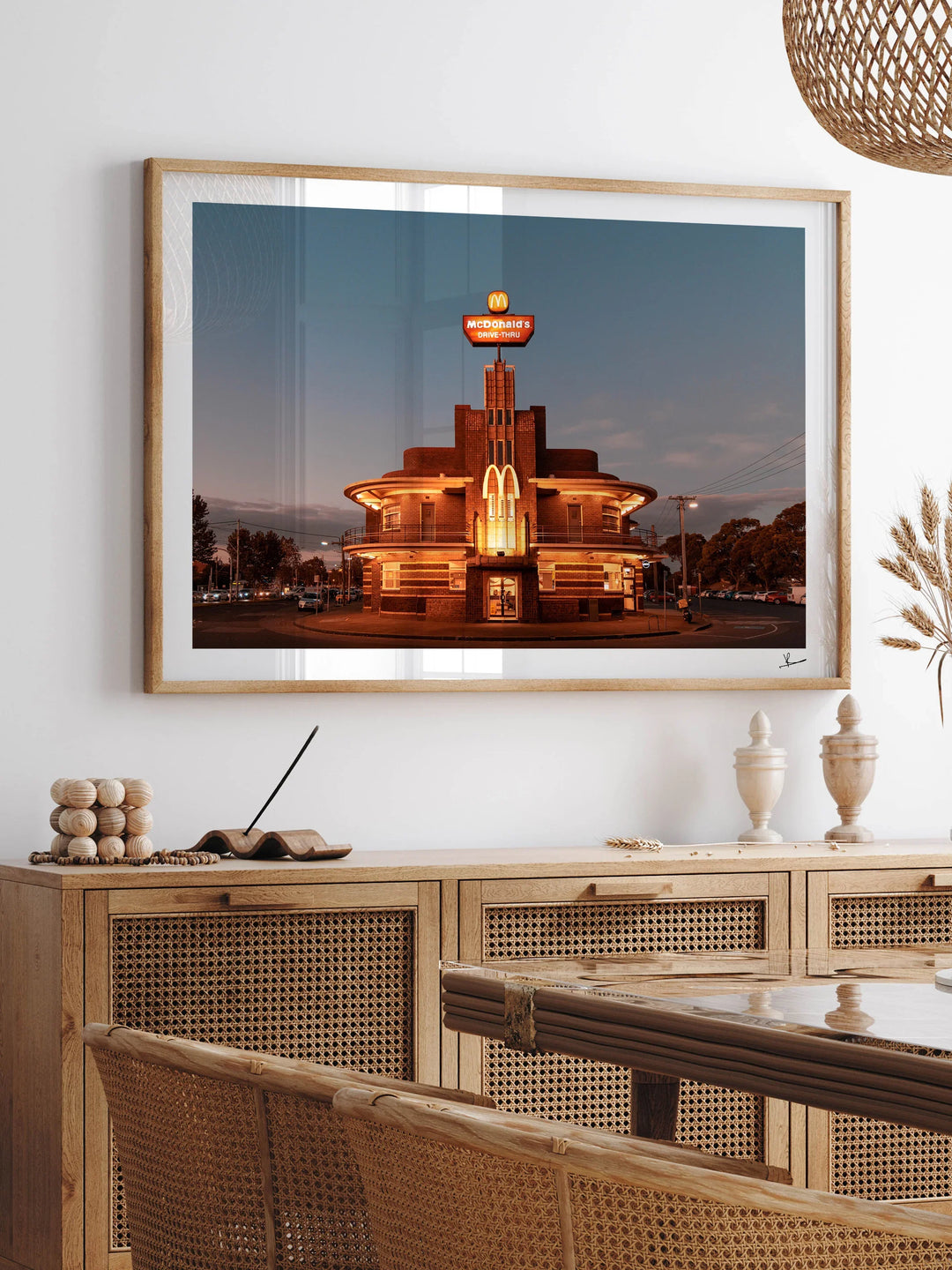 Art Deco Maccas 03 - Wall Art Print