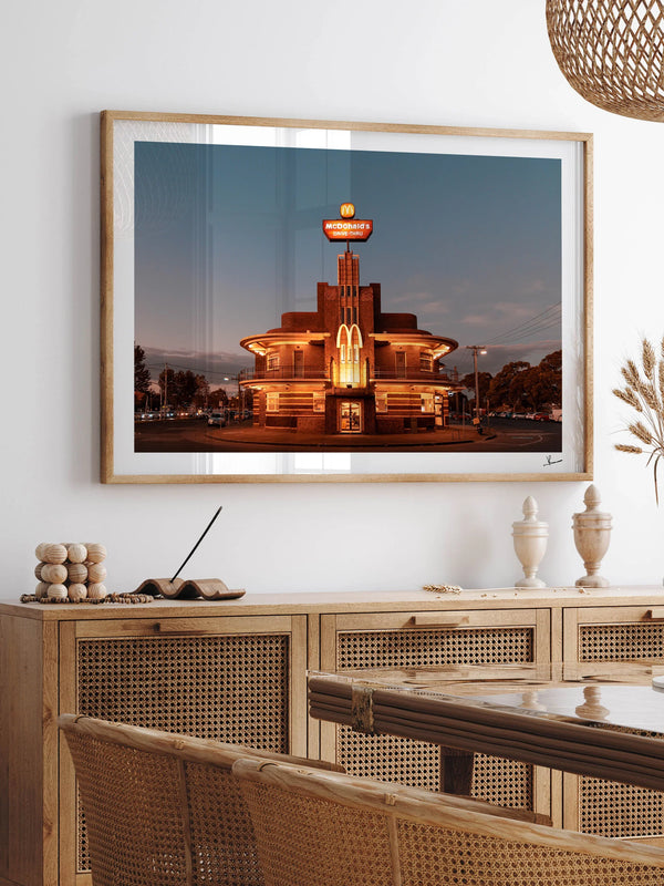 Art Deco Maccas 03 - Wall Art Print