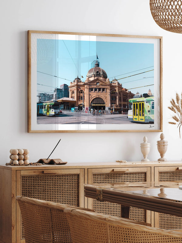 Flinders Street Station (day time) - Wall Art Print
