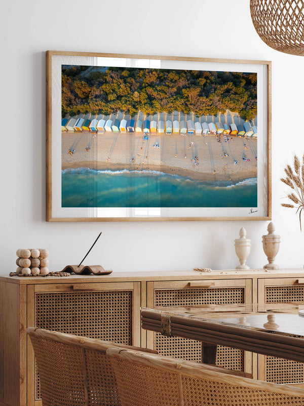 Brighton Bathing Boxes 01 - Wall Art Print