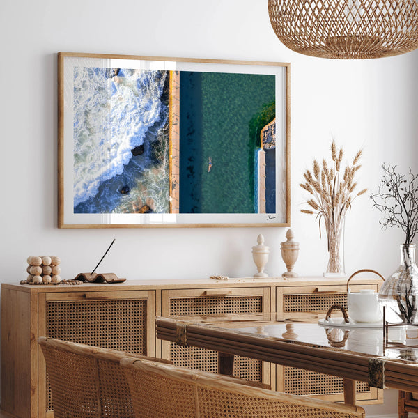 South Curl Curl Pool 03 - Wall Art Print