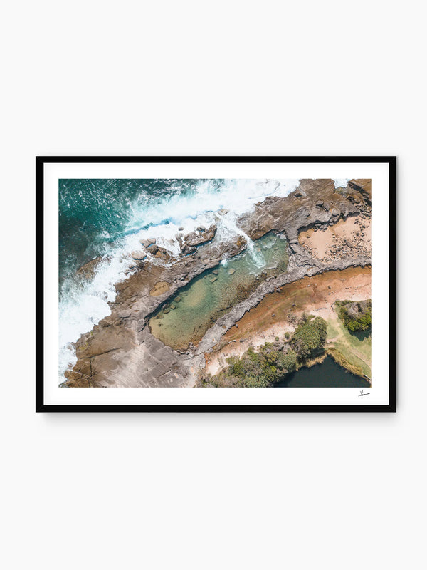 Angourie Rock Pool 02 - Wall Art Print