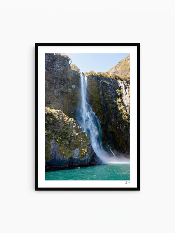 Stirling Falls 02 – Milford Sound New Zealand Wall Art Print