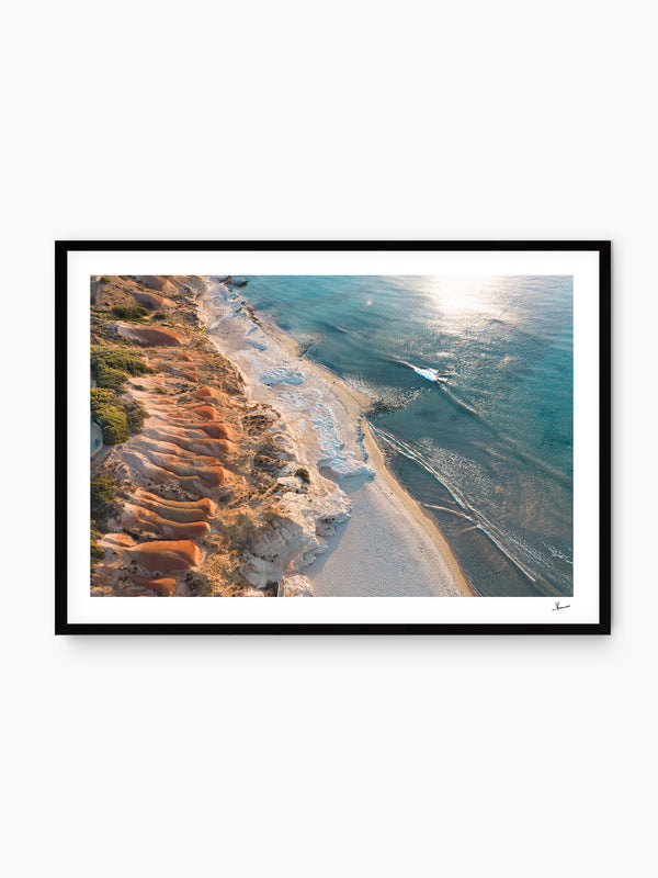 Golden Contours – South Australia Wall Art Print