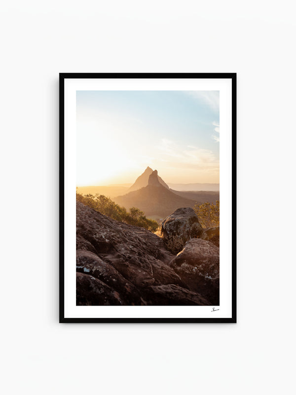 Glass House Mountains 01 - Wall Art Print