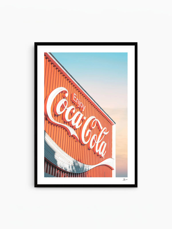 Coke Sign 01 - Wall Art Print