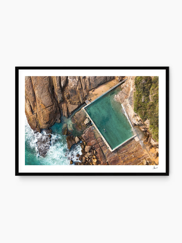 Whale Beach Rock Pool 02 - Northern Beaches Wall Art Print