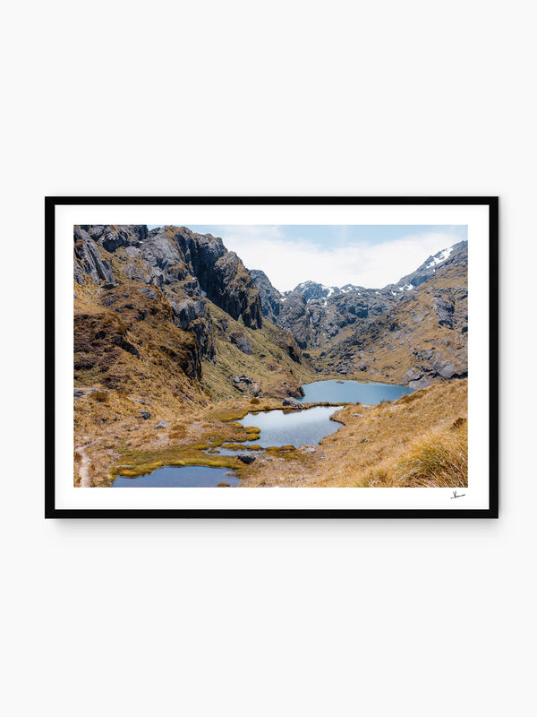 Harris Saddle Pass 01 – New Zealand Wall Art Print