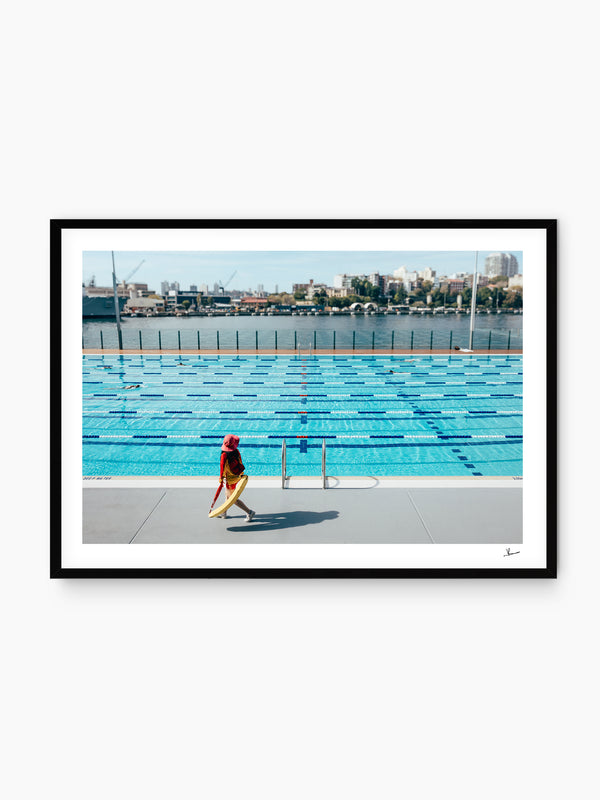 ABC pool 01 - Wall Art Print