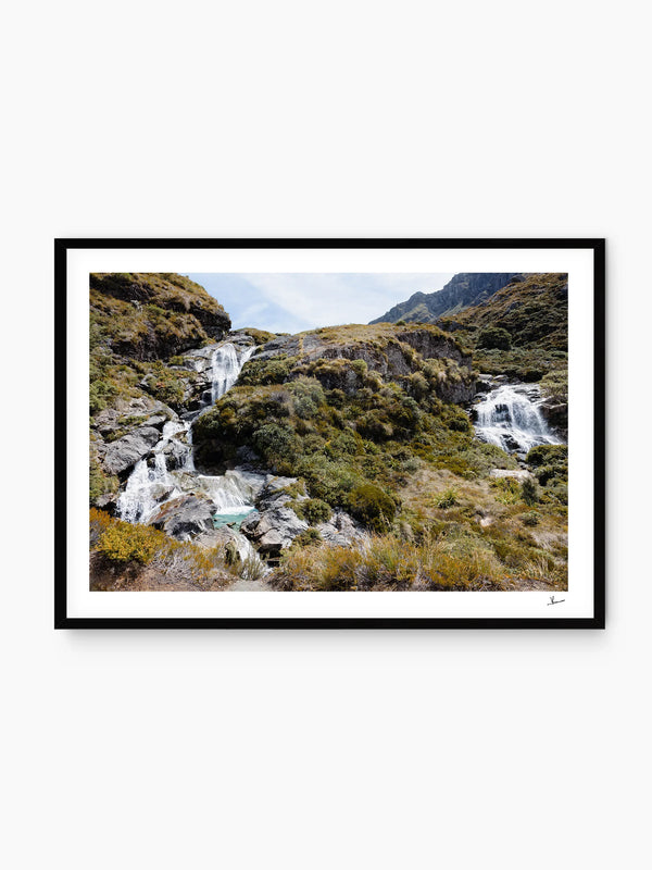 Routeburn Falls – New Zealand Wall Art Print