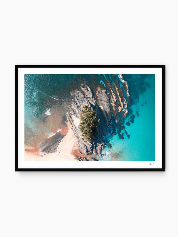 Hedgehog Island 01 (Seal Rocks) - Wall Art Print