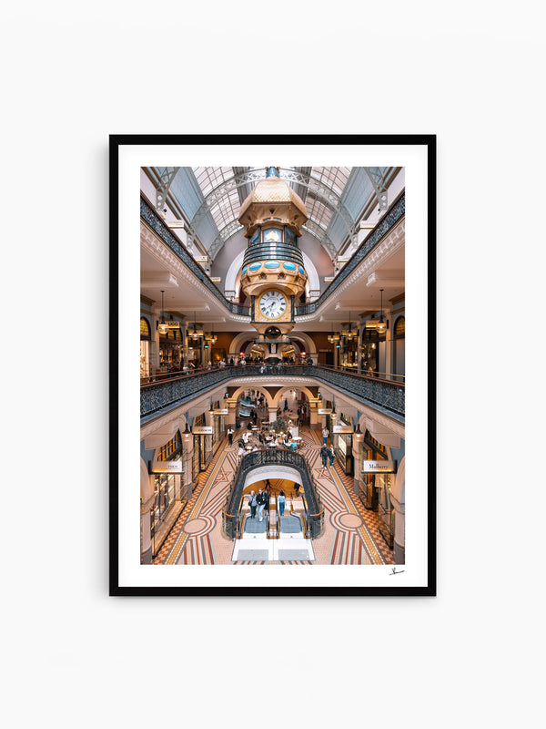 QVB 01 - Sydney — wall art print in Classic Black frame · Australia Unseen