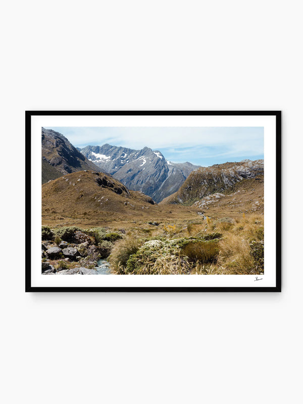 Harris Saddle Pass 02 – New Zealand Wall Art Print