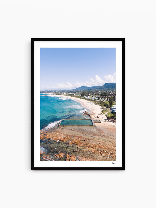 Bulli Rock Pool 01 - New South Wales — wall art print in Classic Black frame · Australia Unseen