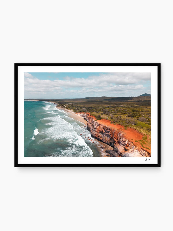 Red Cliff 01 - Wall Art Print