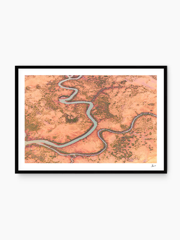 Loose Threads — wall art print in Classic Black frame · Australia Unseen