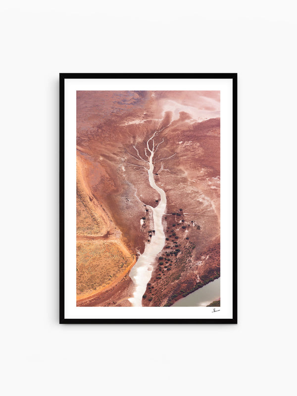Dry Lightning - Limited Edition — wall art print in Classic Black frame · Australia Unseen