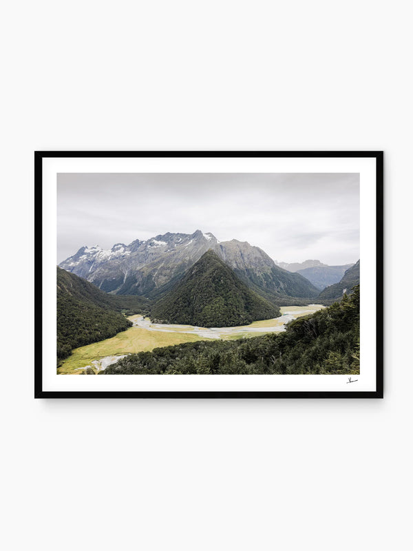 Routeburn Flats 01 – New Zealand Wall Art Print