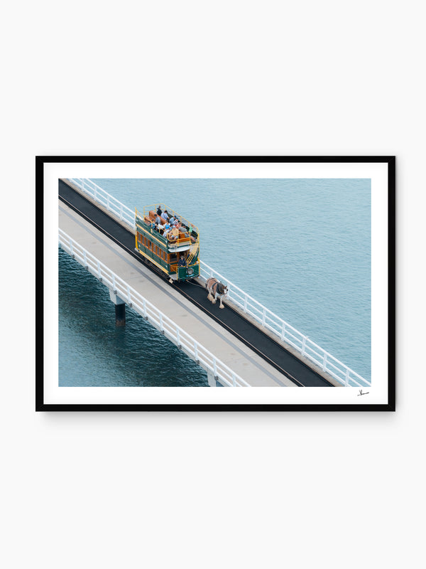 Victor Harbor Horse Drawn Tramway – South Australia Wall Art Print