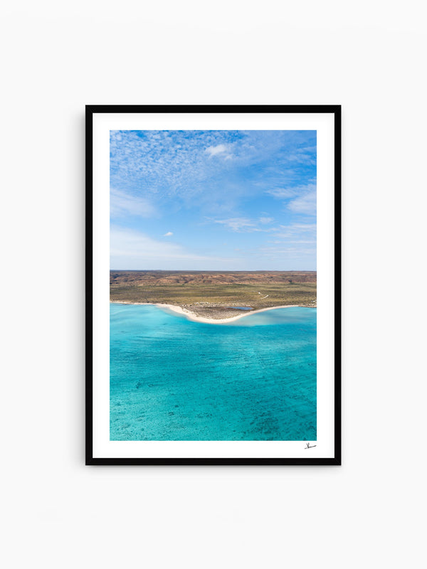 Sandy Bay — wall art print in Classic Black frame · Australia Unseen