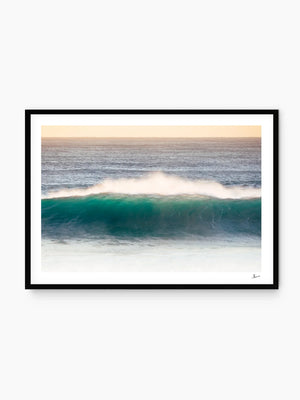 Morning Perfection – Ocean Wave, Bondi — surf wall art print by Vincent Rommelaere · Australia Unseen