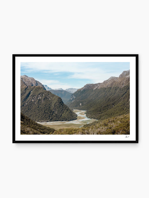 Routeburn Flats 02 – New Zealand Wall Art Print