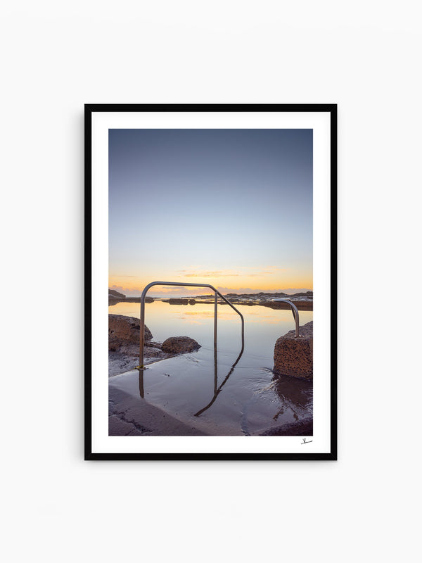 Werri Beach Pool — wall art print in Classic Black frame · Australia Unseen
