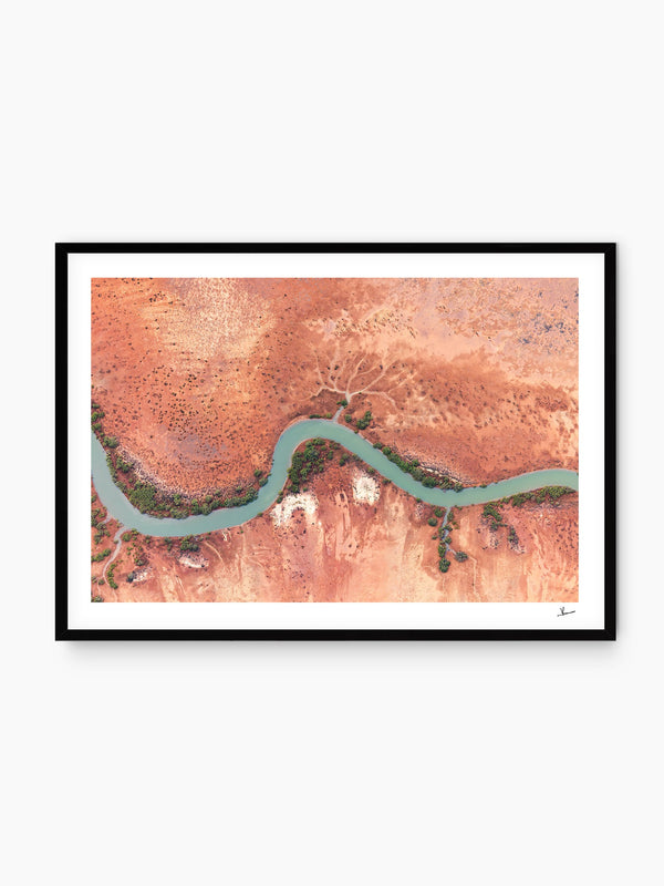 Jade Ribbon - Limited Edition — wall art print in Classic Black frame · Australia Unseen