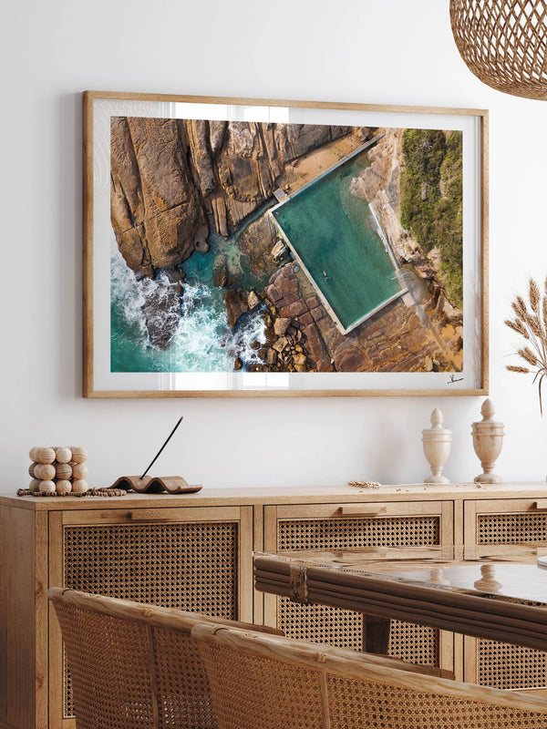 Whale Beach Rock Pool 02 - Northern Beaches Wall Art Print