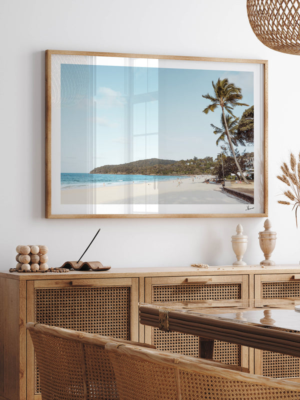 Noosa Main Beach 01 – Sunshine Coast Wall Art Print