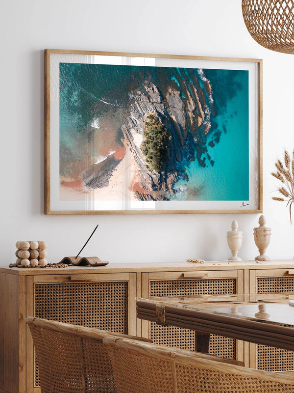 Hedgehog Island 01 (Seal Rocks) - Wall Art Print