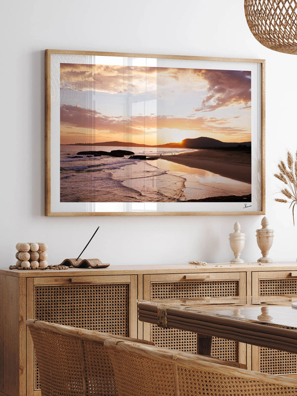 Trial Bay Front Beach Sunrise 01 (South West Rocks) - Wall Art Print