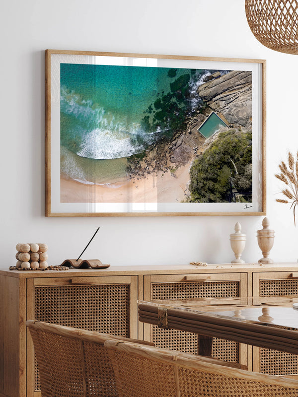Whale Beach Rock Pool 01 - Wall Art Print