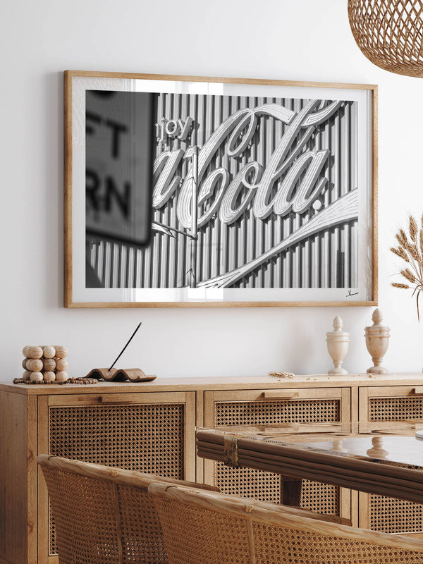 Coke Sign 02 - Wall Art Print