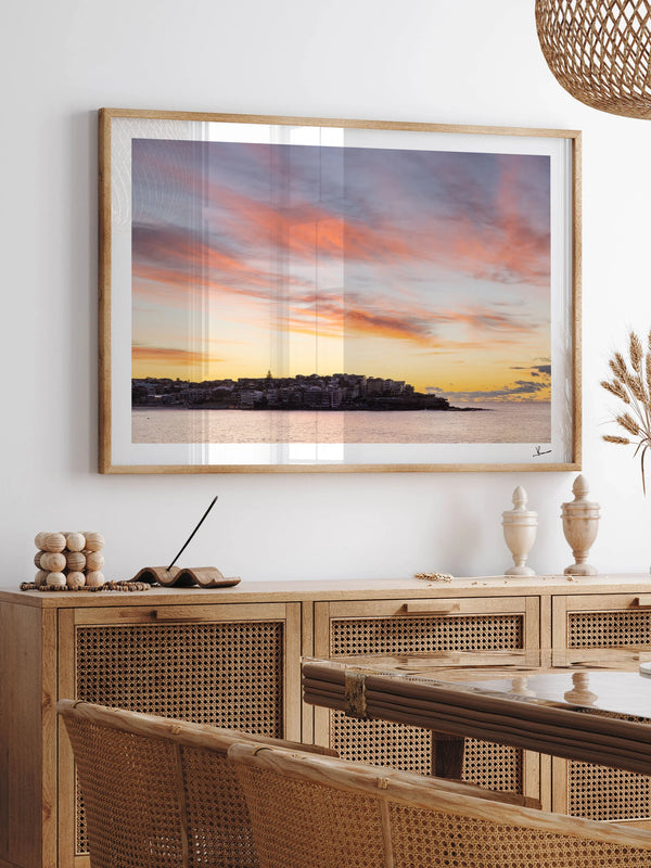 Painted Dawn - Bondi Wall Art Print