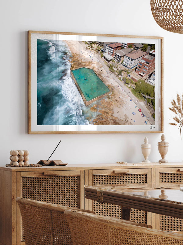 Cronulla pool 05 (southern bath) - Wall Art Print