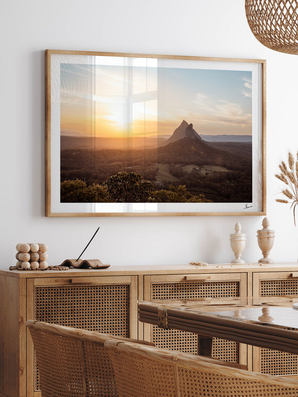 Glass House Mountains 02 - Wall Art Print