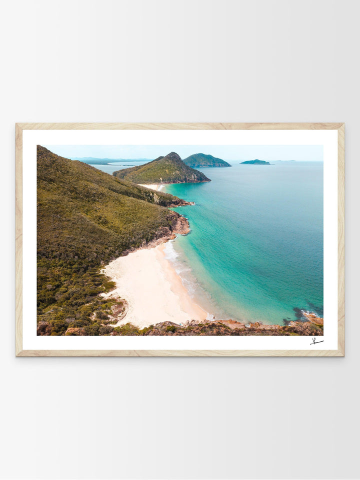 Wreck Beach – Nelson Bay – Port Stephens Wall Art Print