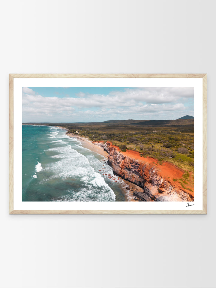 Red Cliff 01 - Wall Art Print