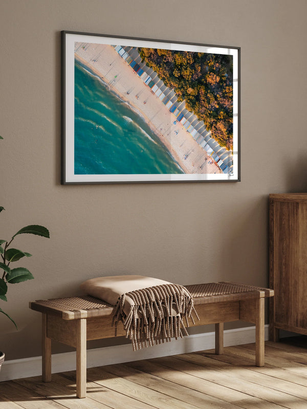 Brighton Bathing Boxes 03 - Wall Art Print