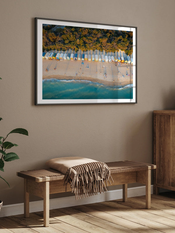 Brighton Bathing Boxes 01 - Wall Art Print