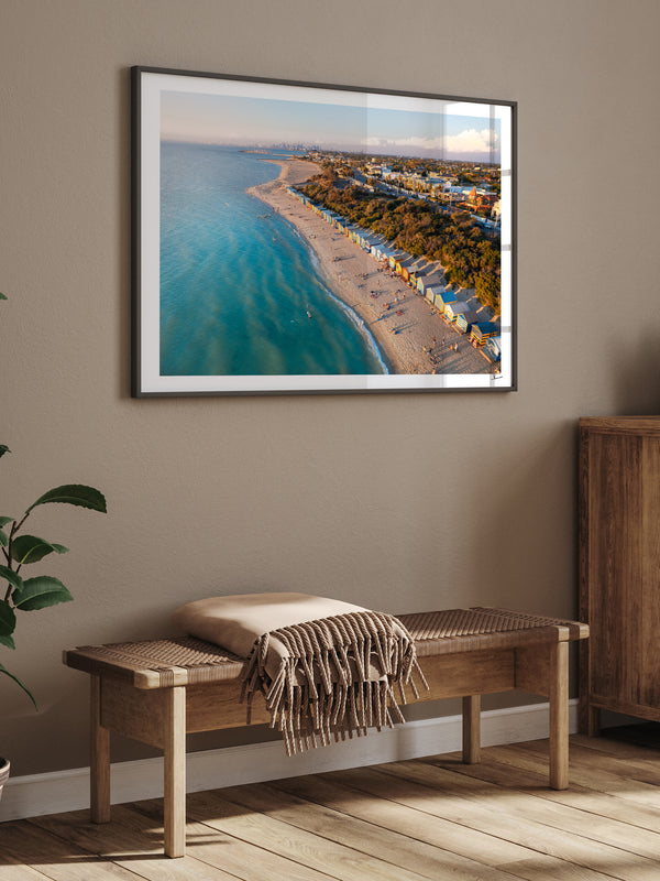 Brighton Bathing Boxes 02 - Wall Art Print